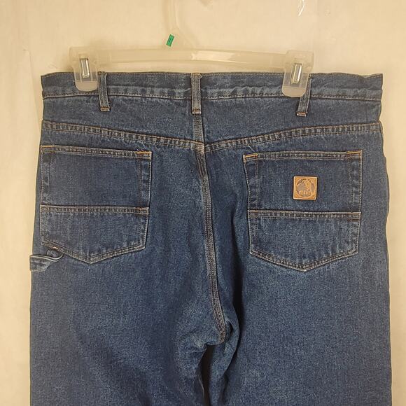 Berne Original Work Jeans fully flannel lined size 38x32 Workwear Warm Outdoors - Picture 6 of 9